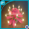 flower shape birthday candle
